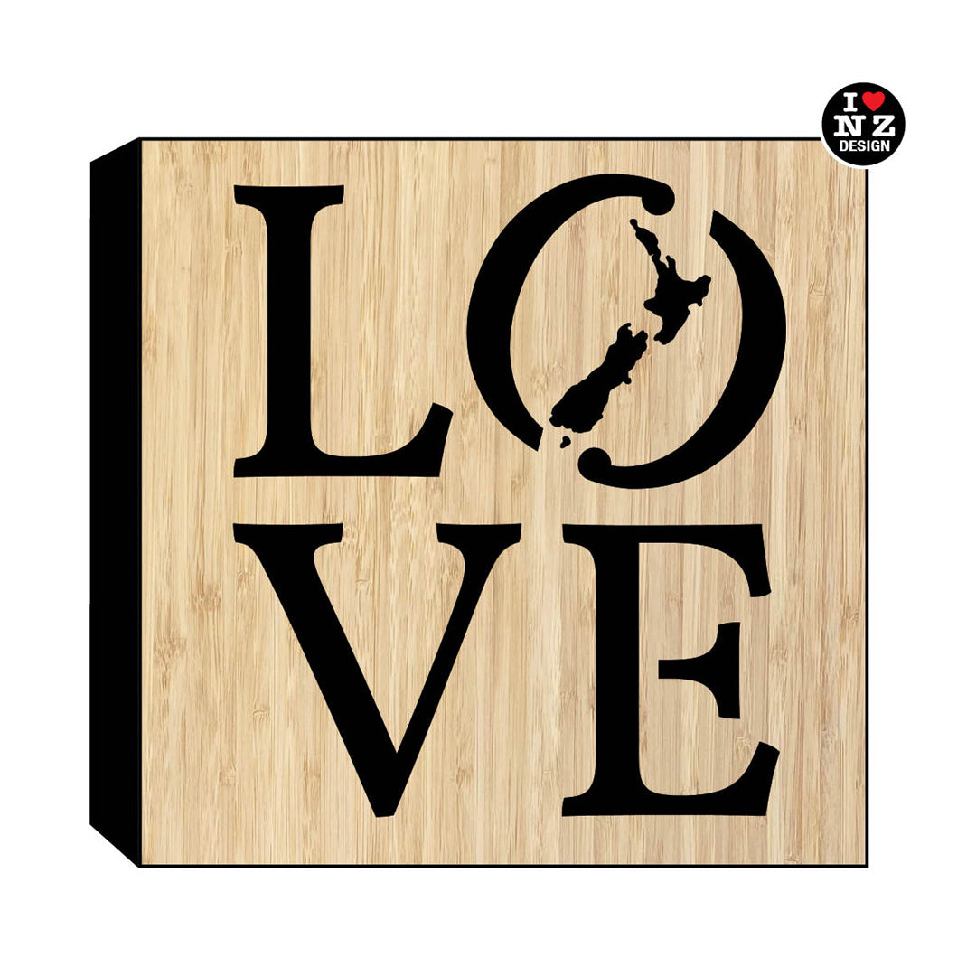 Bamboo Art Block - Love NZ