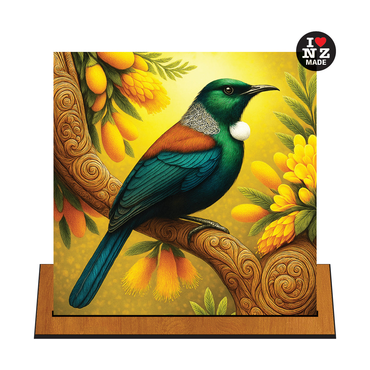 Tui in Kowhai