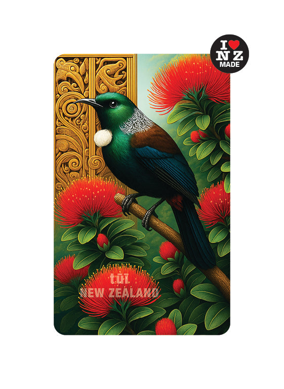 Tui in Pohutukawa
