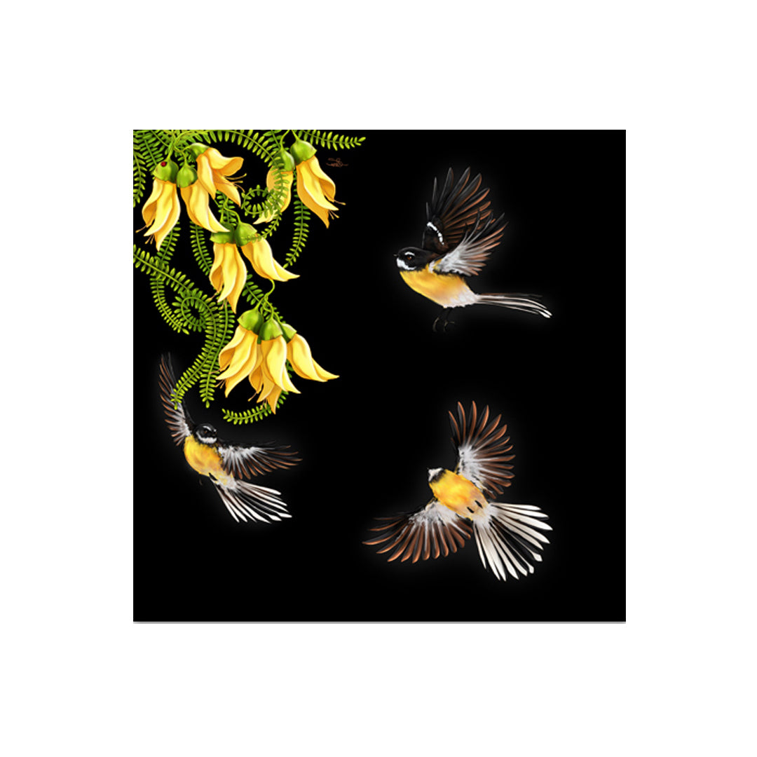 LED Canvas - Fantails in Flight