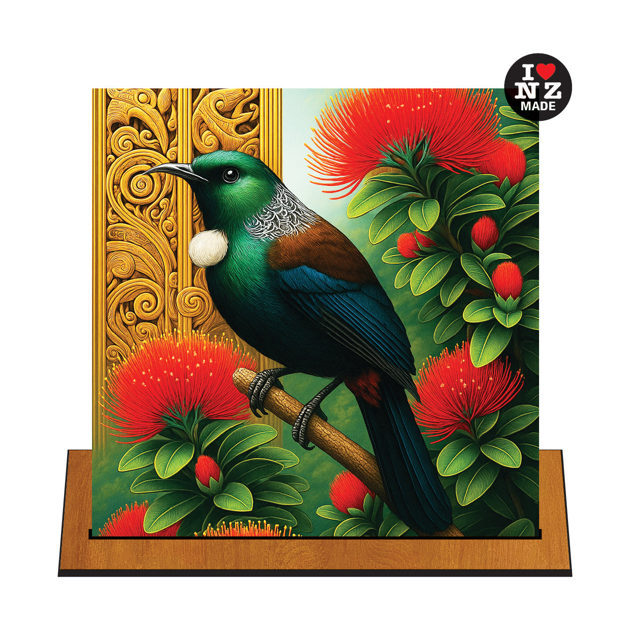 Tui in Pohutukawa