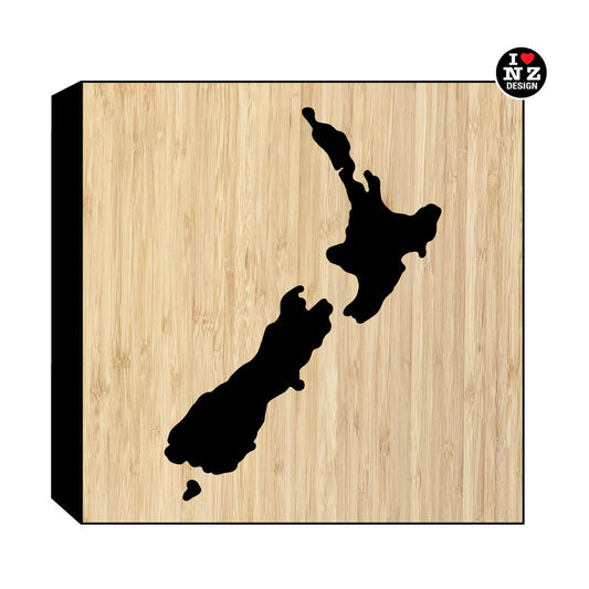 Bamboo Art Block - NZ Map