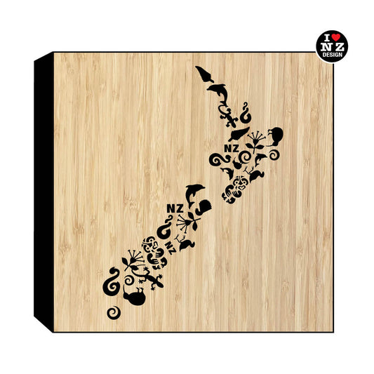 Bamboo Art Block - NZ Map Icons