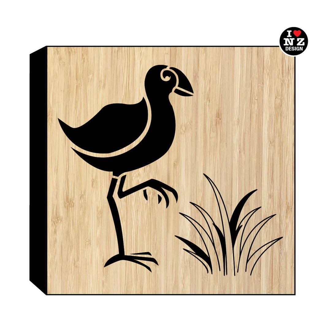 Bamboo Art Block - Pukeko