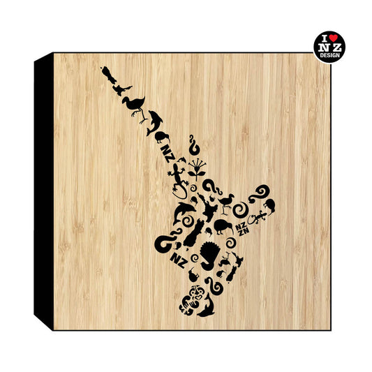 Bamboo Art Block - North Island Icons