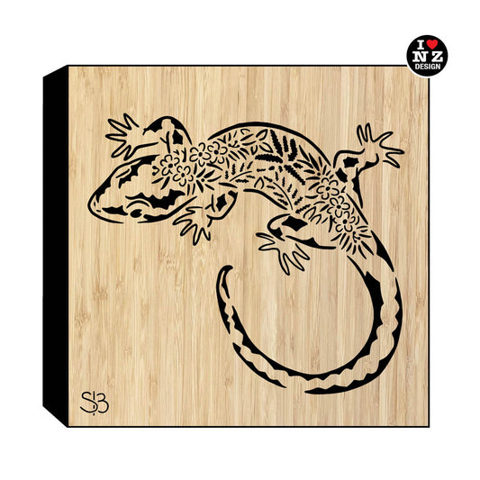 Bamboo Art Block - Gecko