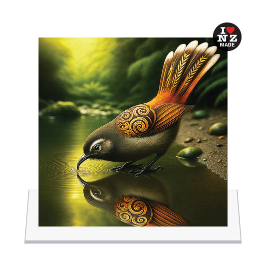 Fantail Reflection