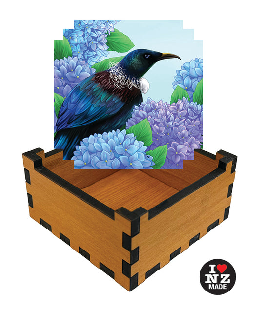 Peeping Tui in Hydrangea