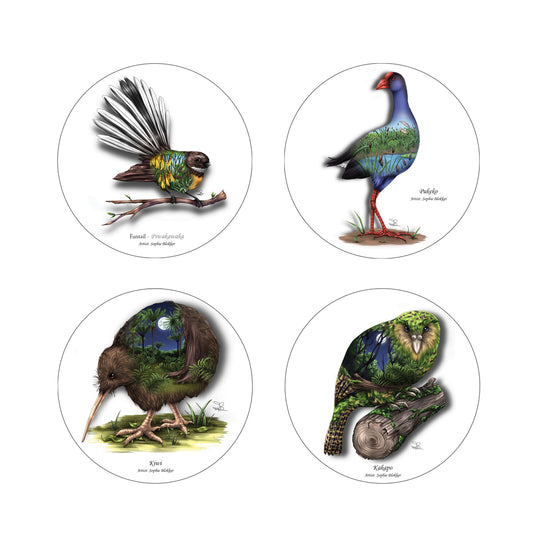 Coasters - NZ Birds