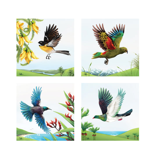 Coasters - Birds in Flight