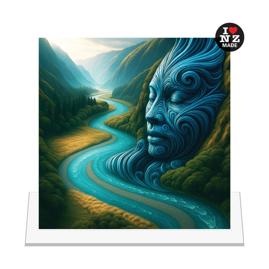Maori Maunga and Awa Blue