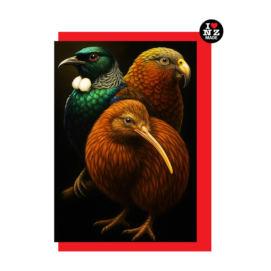 NZ Birds Trio