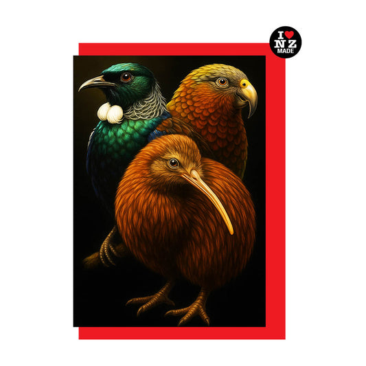 NZ Birds Trio