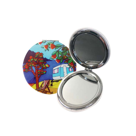 Compact Mirror - Caravan