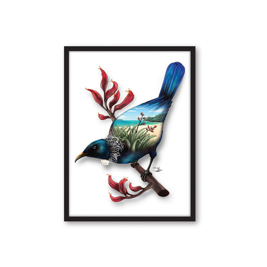 Framed Canvas Print - Tui