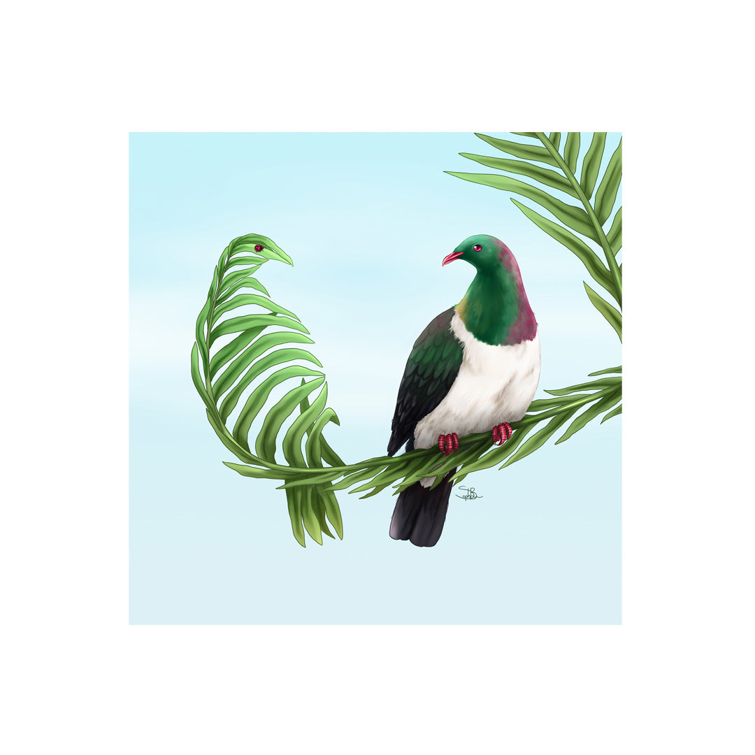 Tile - Mirror Wood Pigeon