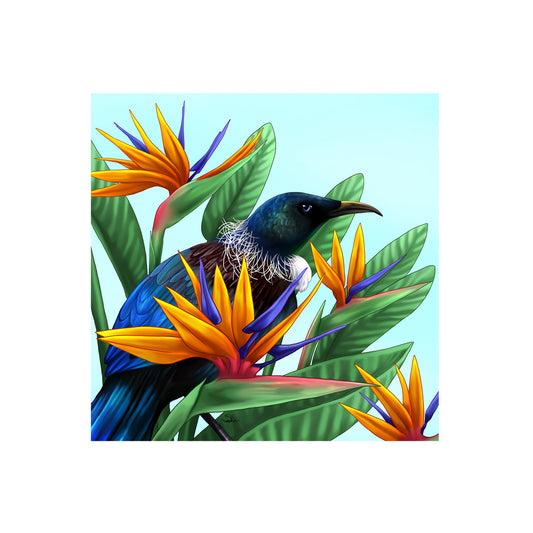 Tile - Tui in Birds of Paradise